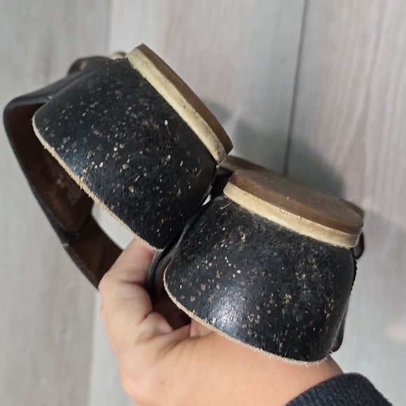 Dansko Women Vienna Leather Hook&loop Wedge Sandals shoes sz 39/8.5-9 - Picture 5 of 13